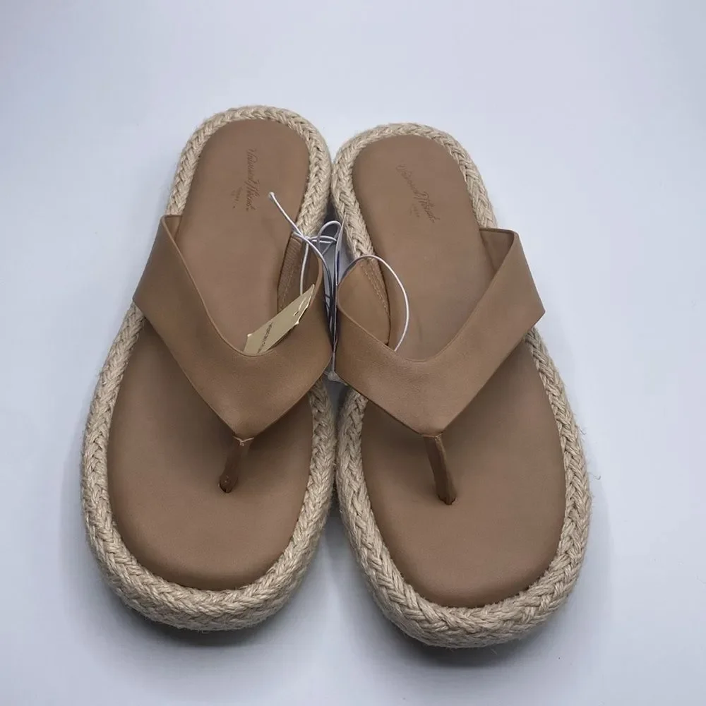 Women's Ginger Espadrille Sandals with Memory Foam Insole - Universal Thread Tan